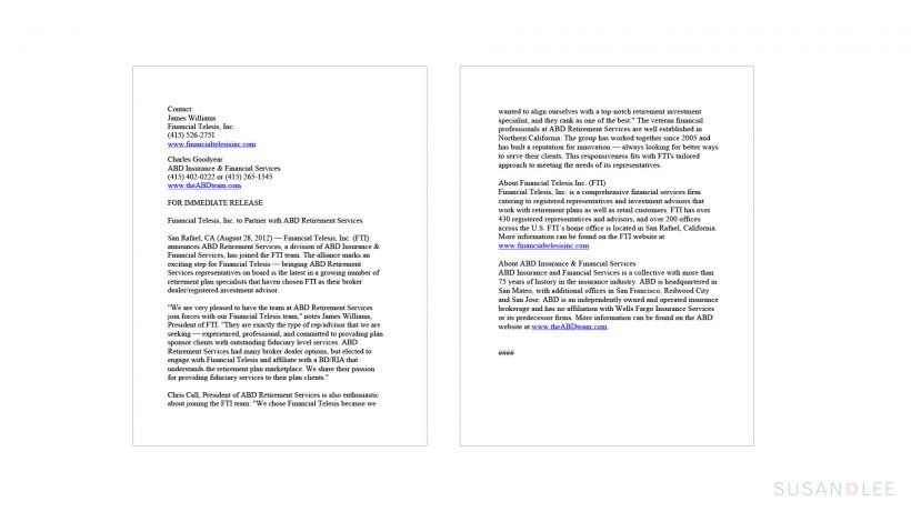 Financial Telesis, Inc.