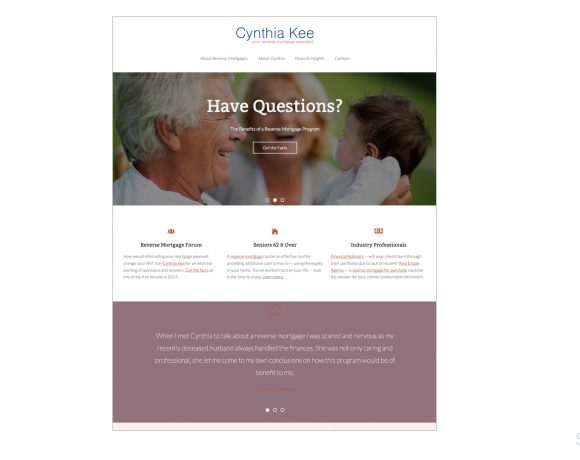 Cynthia Kee Reverse Mortgage